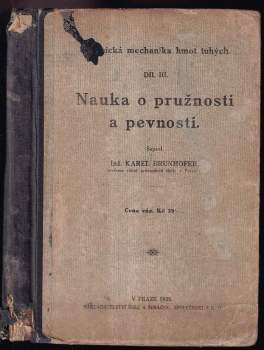 Nauka o pružnosti a pevnosti