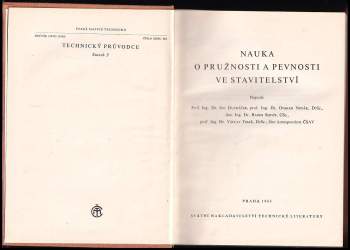 Jan Ducháček: Nauka o pružnosti a pevnosti ve stavitelství