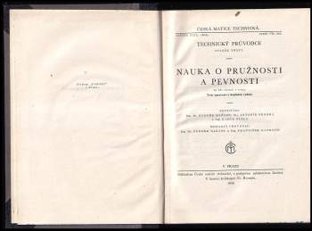 Zdeněk Bažant: Nauka o pružnosti a pevnosti