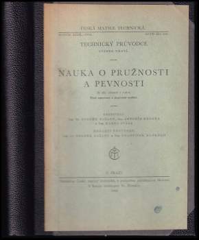 Nauka o pružnosti a pevnosti