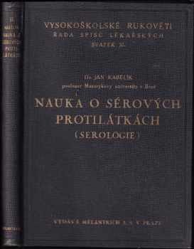 Nauka o sérových protilátkách (serologie)