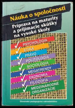 Anna Bočková: Náuka o spoločnosti