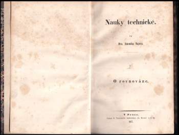 Antonín Majer: Nauky technické