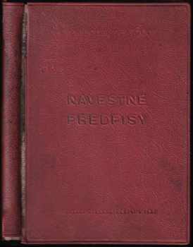 Návestné predpisy Schválené č. r. 39578/59 ČSD D1/S