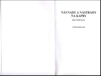 Ken Townley: Návnady a nástrahy na kapry