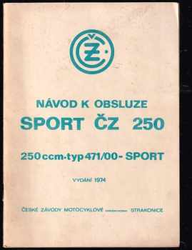 Návod k obsluze Sport ČZ 250