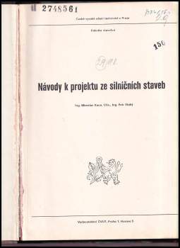 Petr Slabý: Návody k projektu ze silničních staveb