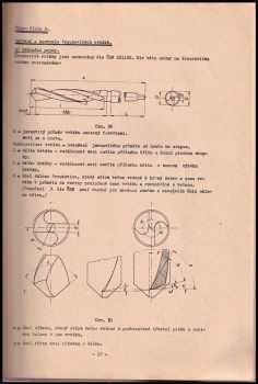 Vojtěch Dráb: Návody ke cvičení z nauky o obrábění : určeno pro posluchače VŠS v Liberci