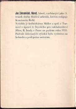 Jan Zahradníček: Návrat