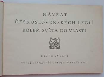 Návrat československých legií kolem světa do vlasti