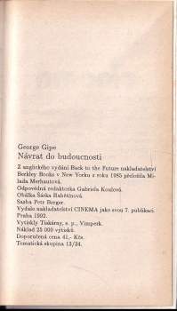George Gipe: Návrat do budoucnosti