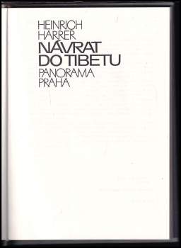Heinrich Harrer: Návrat do Tibetu