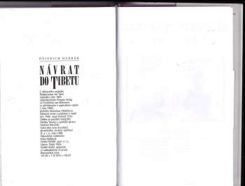 Heinrich Harrer: Návrat do Tibetu