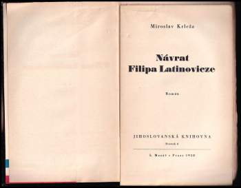 Miroslav Krleža: Návrat Filipa Latinovicze