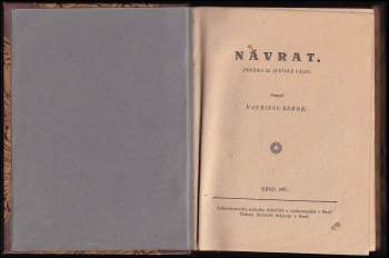 Vavřinec Řehoř: Návrat