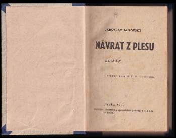 Jaroslav Janovský: Návrat z plesu
