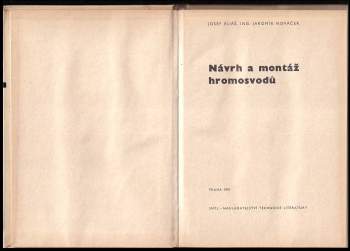 Jaromír Nováček: Návrh a montáž hromosvodů