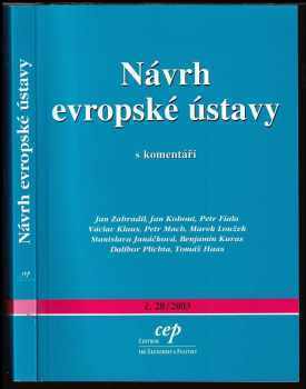 Jan Zahradil: Návrh evropské ústavy