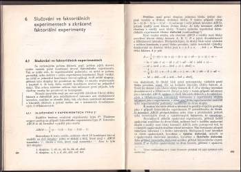 Jiří Likeš: Navrhování průmyslových experimentů