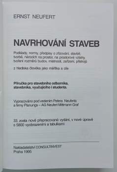Ernst Neufert: Navrhování staveb
