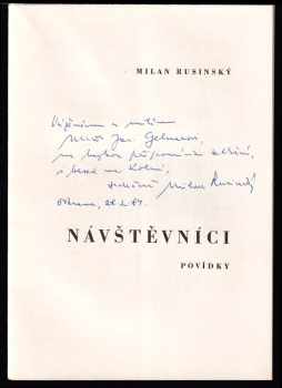 Milan Rusinský: Návštěvníci