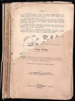 František Polívka: Názorná květena zemí koruny české obsahující též čelnější rostliny cizozemské, pěstované u nás pro užitek a okrasu