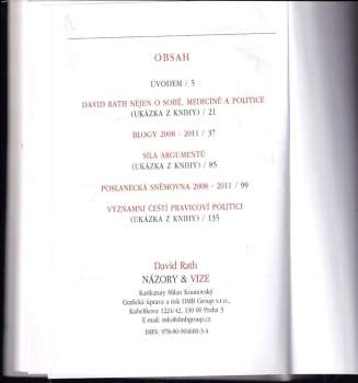 David Rath: Názory & vize