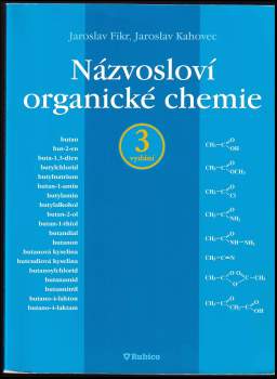 Jaroslav Fikr: Názvosloví organické chemie