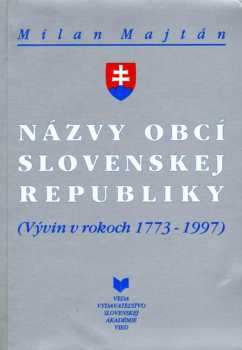 Názvy obcí Slovenskej republiky