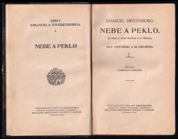 Emanuel Swedenborg: Nebe a peklo