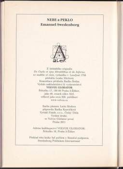 Emanuel Swedenborg: Nebe a peklo
