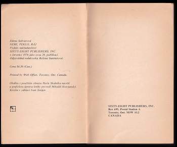 Zdena Salivarová: Nebe, peklo, ráj