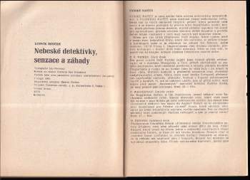 Ludvík Souček: Nebeské detektivky, senzace a záhady