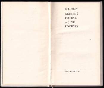 Bernard Shaw: Nebeský fotbal a jiné povídky