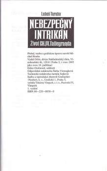 Luboš Taraba: Nebezpečný intrikán