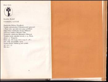 Stanislav Rudolf: Nebreč, Lucie