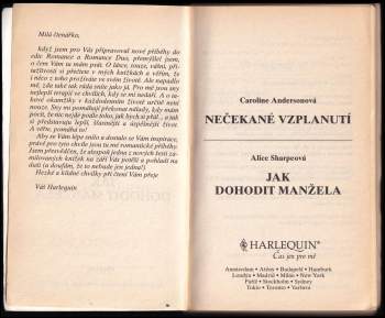 Caroline Anderson: Nečekané vzplanutí, Jak dohodit manžela