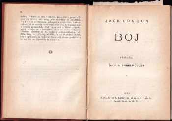 Jack London: Necita, Boj, Jerry z ostrovů