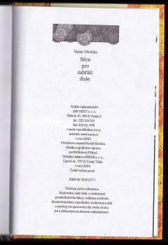 Václav Větvička: Něco pro zahřátí duše