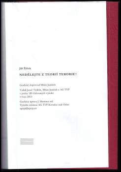 Jiří Žáček: Nedělejte z teorií terorie