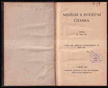 Karel Balík: Nedělní a sváteční čítanka