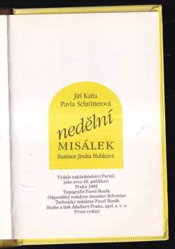 Pavla Schrötterová: Nedělní misálek