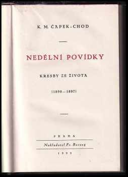 Karel Matěj Čapek Chod: Nedělní povídky