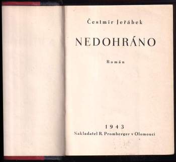Čestmír Jeřábek: Nedohráno