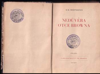 G. K Chesterton: Nedůvěra otce Browna