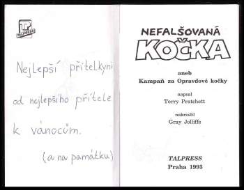 Terry Pratchett: Nefalšovaná kočka, aneb, Kampaň za Opravdové kočky