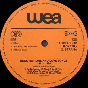 Negotiations And Love Songs (1971-1986)