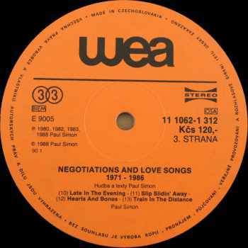 Negotiations And Love Songs (1971-1986)