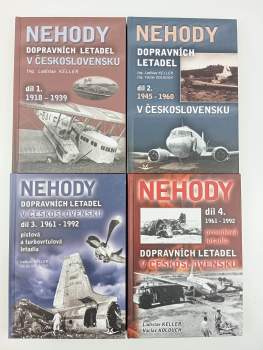 Ladislav Keller: Nehody dopravních letadel v Československu