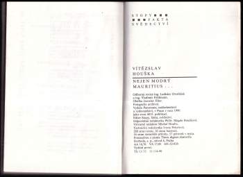 Vítězslav Houška: Nejen modrý Mauritius